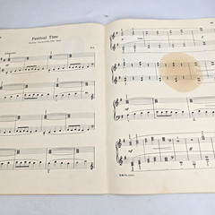 Bernice Frost The Adult At The Piano Book Two Folk Music Instruction 1950 Vtg