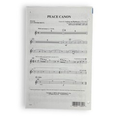 90-PACK LOT Alfred Choral Sheet Music « Peace Canon » 3-Part Mixed Voices Keyboard