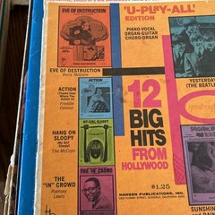 Hollywood Song Book No 1 – 1960&rsquo;s Piano Vocal Organ Guitar Lyrics