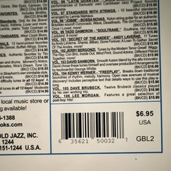 Jamey Aebersold Jazz Jam Session Bass Lines Sheet Music Bass Guitar Jazz GBL2