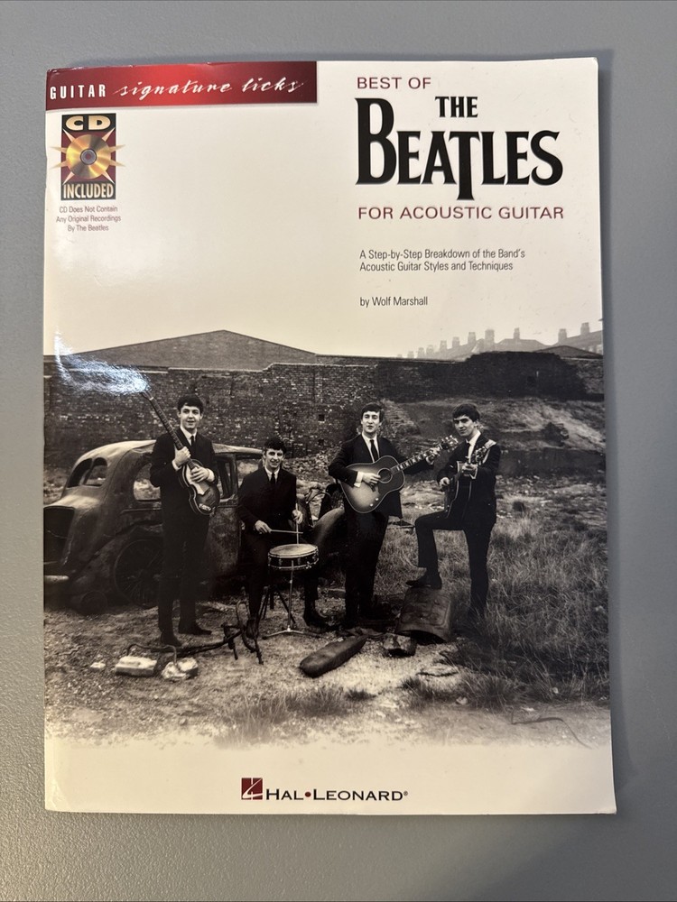 Best of the Beatles for Acoustic Guitar with CD Included Play Guitar Book
