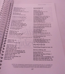 Songs For Praise And Worship Singers Edition Wire Bound Song Book. (BKBR)