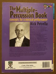 Multiple Percussion Book Concepts for Musical Performance Sheet Music WITH CD