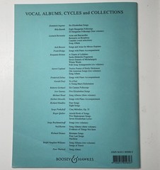 Nantucket Songs SC Ned Rorem Ten Songs Voice & Piano 1981 Boosey & Hawkes NEW