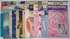 Lot of 40 Vintage 1940s Sheet Music Pieces All G or VG Pkg 2