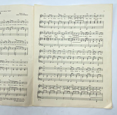 1967-68 Hair The American Tribal Love Rock Musical Sheet Music 5 Pages Vintage