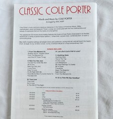 Choral Music Booklet SATB Cole Porter Classics 79 Pages of Songs