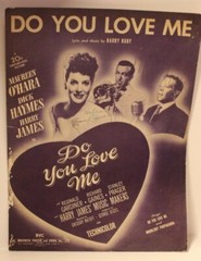 Do You Love Me Sheet Music Maureen Ohara Harry Ruby Dick Haymes Harry James 1946