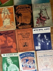 Vintage Music Booklets for Piano & Guitar Lot of 22 Various Brands