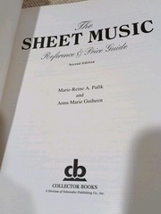 Sheet Music Guide Book Collecting & Price Guide 1995 With Some Nice Pics