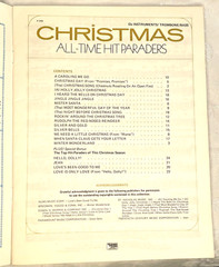 Christmas All-time Hit Parades for Eb instruments 20 songs 1969 Trombone Bass