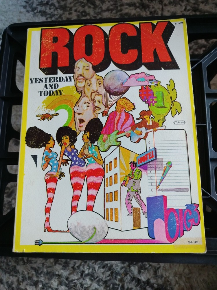 YESTERDAY AND TODAY 1969 EASY PLAY Guitar Rock Music Book chords Silverman 120