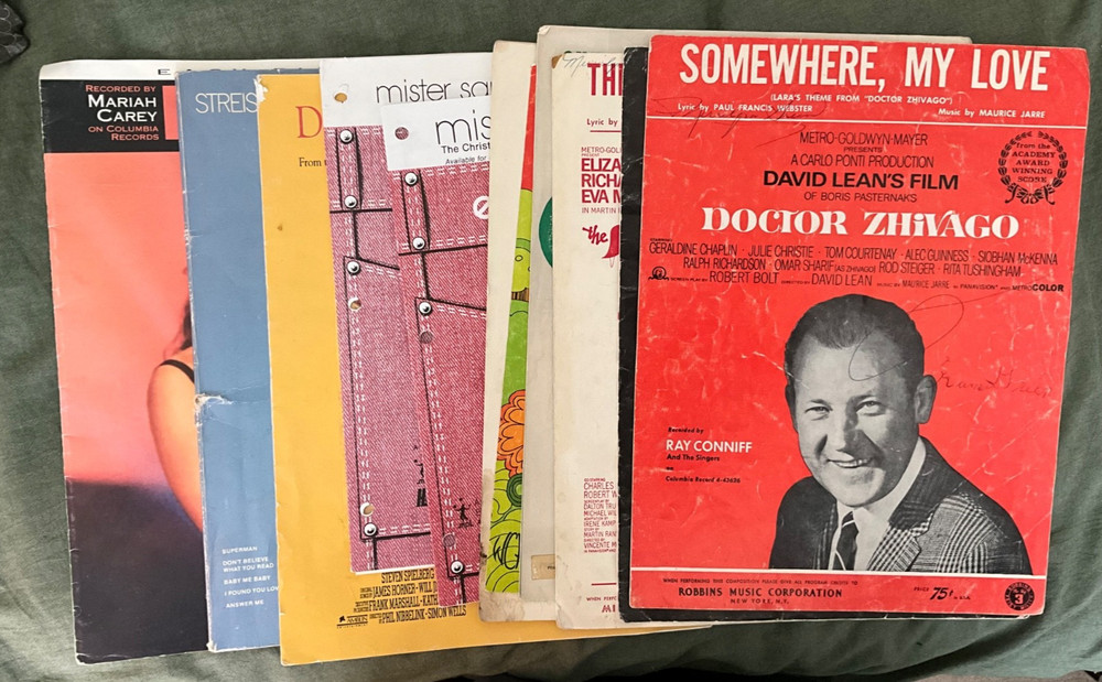 Vintage Broadway Vocal Selection Music Lot of 11 Songbooks Classics Show Tunes
