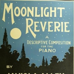 1904 Moonlight Reverie Viola Allen Vintage Sheet Music M37
