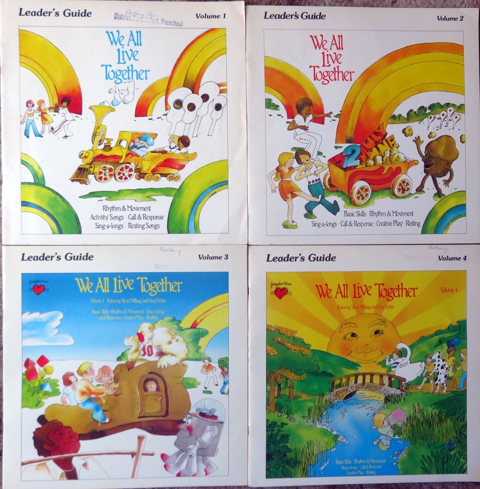 WE ALL LIVE TOGETHER – Leader&rsquo;s Guides – Volume 1-2-3-4 – Books ONLY