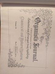 Antique Set Of 6 Collectors Organist Books, Sheet Music See Description