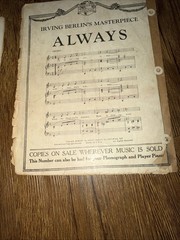 4 VTG Antique Music Sheets Irving Berlin, Inc.1925 Mr. Wonderful Wriggle Wrangle