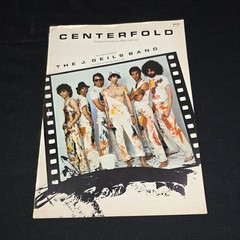 CENTERFOLD Sheet Music P/V/G The J. Geils Band Cherry Lane 1981