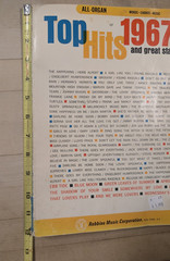 Robbins Music Top Hits of 1967 and Great Standards All-Organ Songbook USA