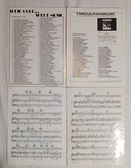 19 1980&rsquo;s Sheet Music Lot LIONEL RICHIE Kenny Rogers GREASE Michael Jackson