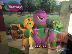 Barney Theme Song & I Love You – 1992 US Easy Piano Sheet Music with Poster
