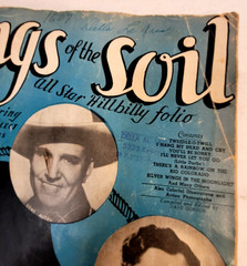Songs of the Soul All-Star Hillbilly Folio 1942 Piano Guitar 6 Stars Sheet Music