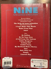 Nine Musical Vocal Selections Maury Yeston Revised Edition Cherry Lane Rare