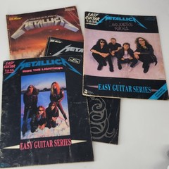 Lot Of 4 METALLICA Guitar Tab Books – RIDE THE LIGHTNING/MASTER OF PUPPETS/ MORE