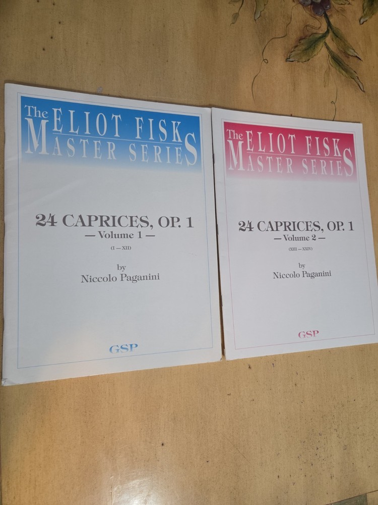 Paganini 24 Caprices For Classical Guitar Extremely Rare Book Books