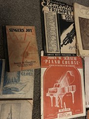 16 Old Music Books & Hymnals 1940’s