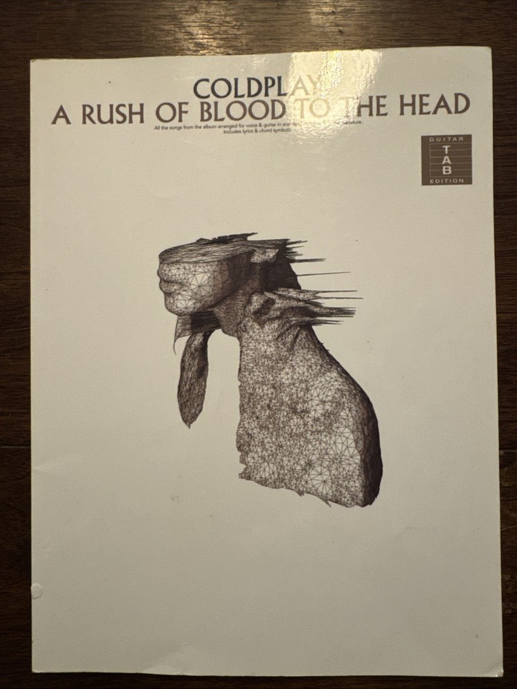Coldplay A Rush of Blood to the Head Song book Sheet Music Guitar Tab Lyrics