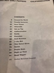 Red Hot Chili Peppers Californication: Transcribed Scores