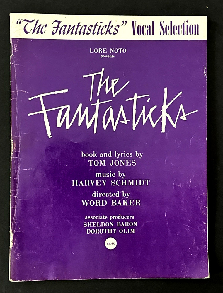 The Fantasticks: Vocal Selections Sheet Music booklet of 7 songs 32 pages