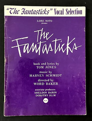 The Fantasticks: Vocal Selections Sheet Music booklet of 7 songs 32 pages