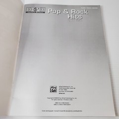 Pop & Rock Hits Piano Vocal Chords Alfred Music Songbook Sheet Music 2008