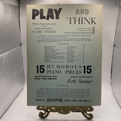 Vintage Belwin At Ease In All Keys Book 2 Eric Steiner Piano Sheet Music USA