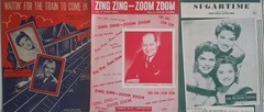 Lot of 40+ 1950s Vintage Sheet Music Pieces – All G or VG Condition