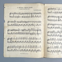 Vtg 1901 A Signal From Mars March ET Paull Raymond Taylor Space Sheet Music Lot