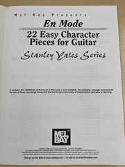 Mel Bay En Mode 22 Easy Character Pieces for Guitar Book (Stanley Yates Series)