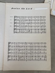 Sacred Choral Octavo Grab Bag 16 SATB Church Anthems (1960s)