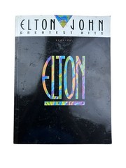 Elton John Greatest Hits Piano Vocal & Guitar Sheet Music Book Updated Vers 1991