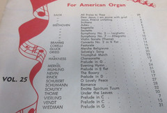 Melodious Voluntaries for American Organ – Vol. 25 – Sheet Music Book – 32 Pages