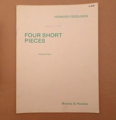 Four Short Pieces Howard Ferguson Sheet Music for Viola and Piano