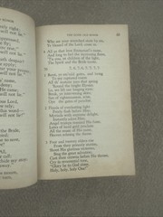 VTG Good Old Song Hymnal, C H Cayce, Words-Only, 649 Pg, Brown Hardcover, Good