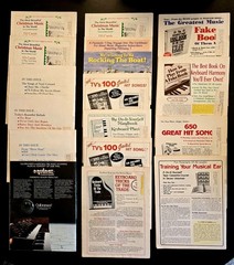 Vintage 16 Issues Various Years Sheet Music Magazines / books Piano Guitar Organ