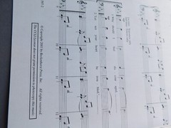 His Eye Is On The Sparrow – 2001 sheet music – SATB Choir & Keyboard – R Manuel