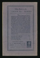 Vtg 1926 Twice 55 Community Songs For Male Voice Blue Book C.C Birchard & Co