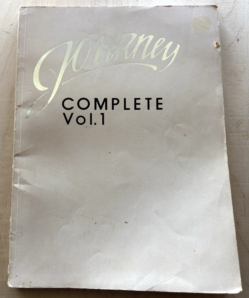 Vintage 1982 Journey Complete Vol 1 Song Book PB 45 Songs Rock