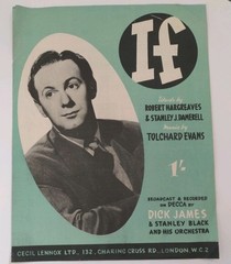 If by Dick James 1950’s Sheet Music (F5)