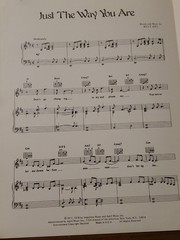 Vintage Piano Sheet Music Billy Joel Just The Way You Are 1978
